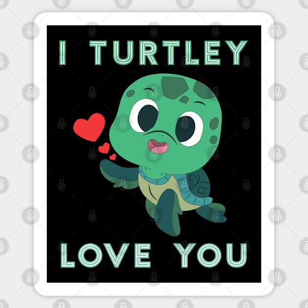 I like Turtles Tortoise Sea Animal Funny Sticker by SHB-art